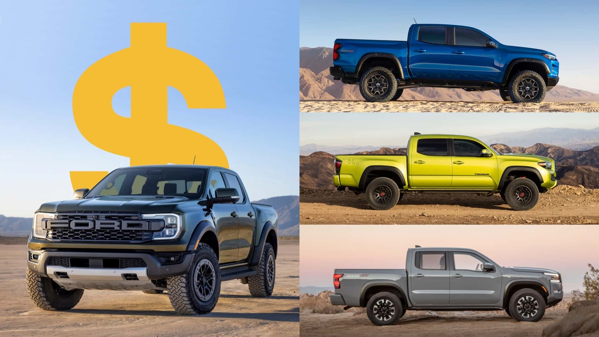 How 2024 Ford Ranger Price Compares to Toyota Chevy Colorado