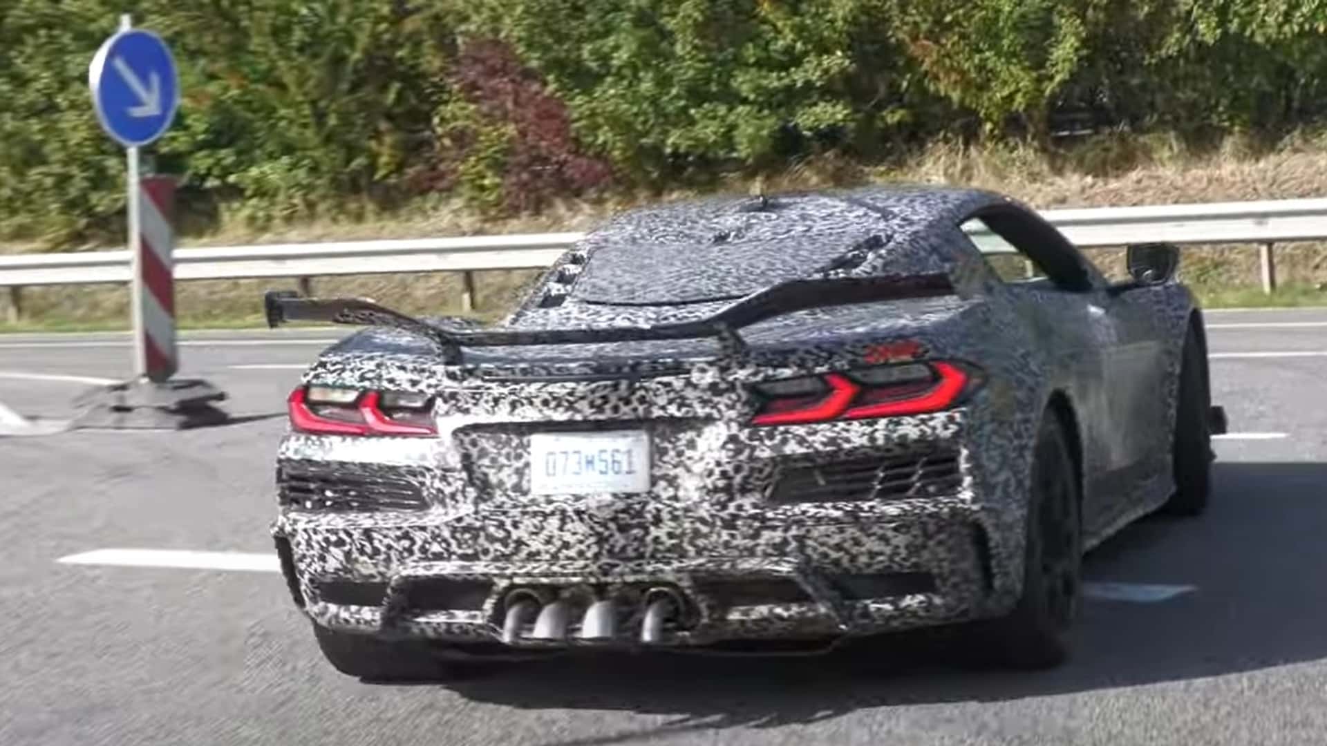 2025 Corvette ZR1 Is Loud And Quick In Nürburgring Spy Video Motor