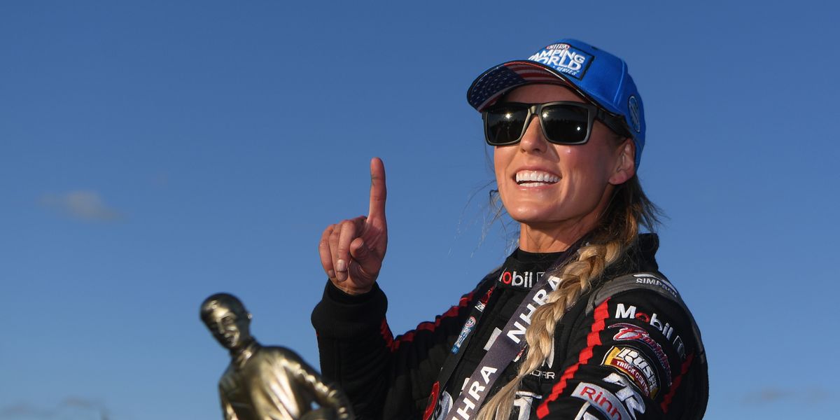 Leah Pruett Makes No Apologies for Leading NHRA Top Fuel Standings