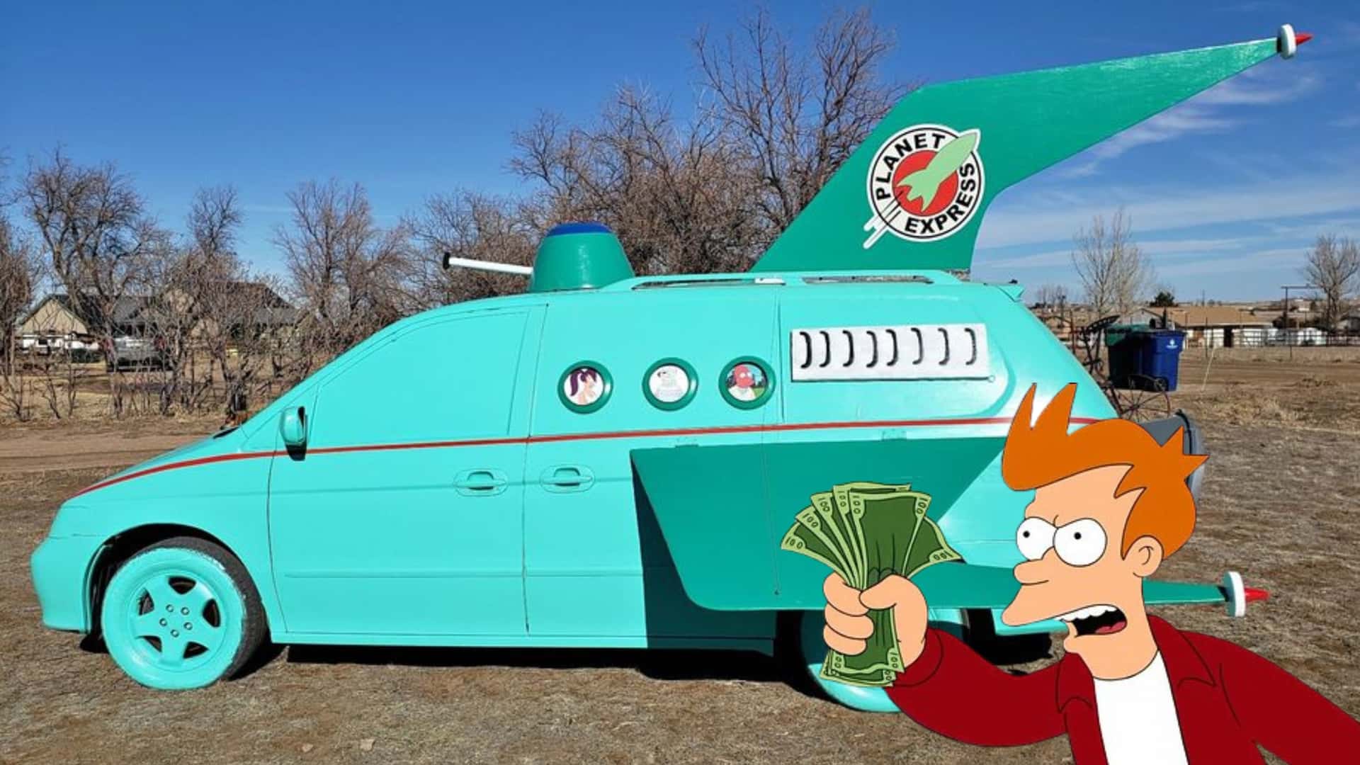 Shut Up And Take Our Money: Buy This Futurama-Themed Honda Odyssey For ...